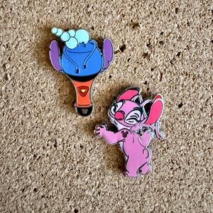 Disneyland 2025 Wave B Hidden Disney Stitch Bubble Wand Pin (Chaser) + Angel